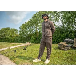 Avid Carp Sweats & Polaires^Veste Homme Compound Zip Hoodie - Marron