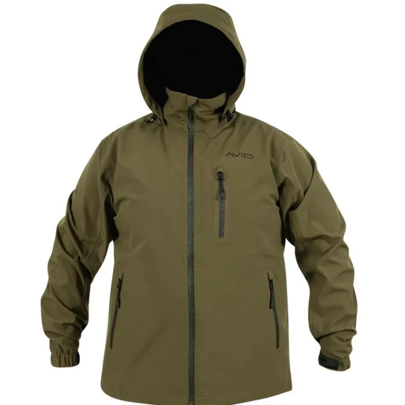 Avid Carp Vestes De Pêche^Veste Homme Hydro- Force 20K - Kaki