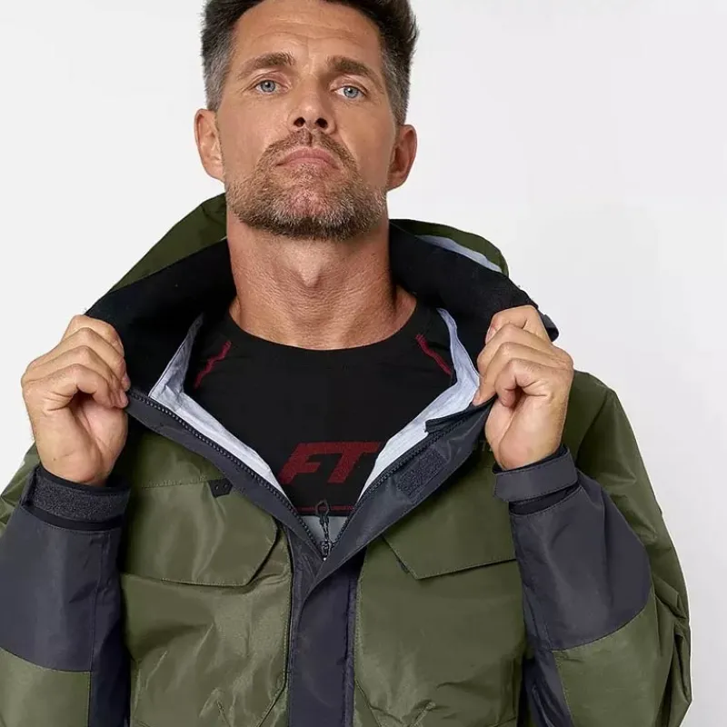 Finntrail Vestes De Pêche^Veste Homme Imperméable Coaster - Khaki