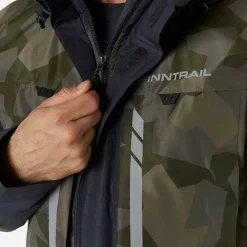 Veste Homme Finntrail Imperméable Greenwood - Camo Shadow Green