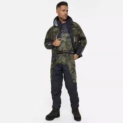 Veste Homme Finntrail Imperméable Greenwood - Camo Shadow Green