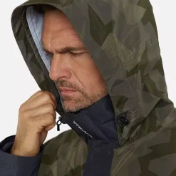 Veste Homme Finntrail Imperméable Greenwood - Camo Shadow Green