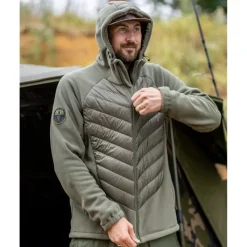 Fox Vestes De Pêche^Veste Homme Explorer Fleece Hooded Jacket - Vert