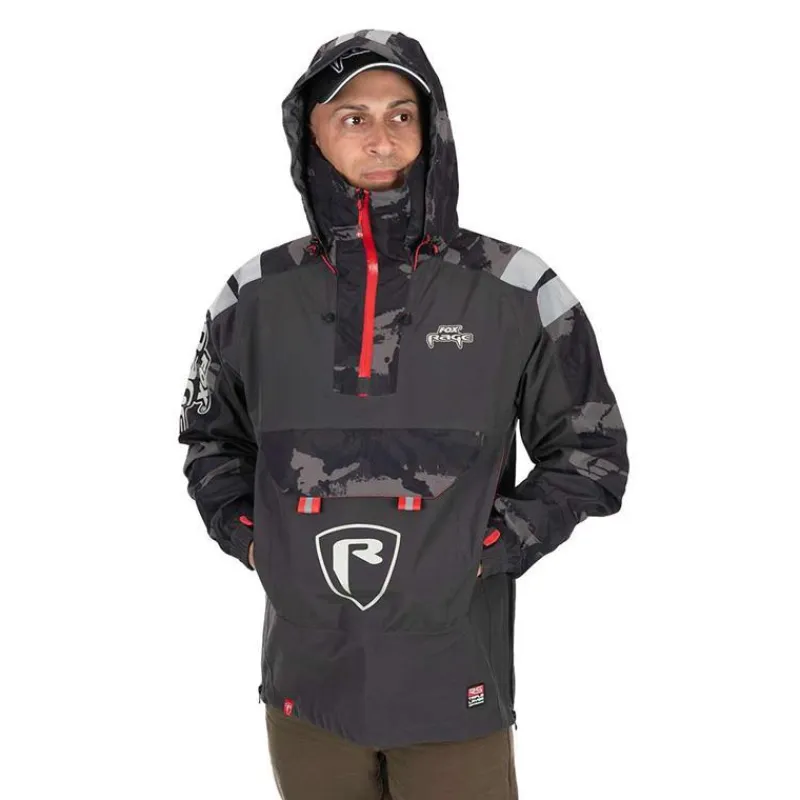 Fox Rage Vestes De Pêche^Veste Homme Camo Triple Layer Smock - Noir