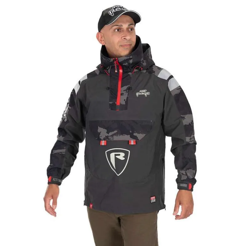 Fox Rage Vestes De Pêche^Veste Homme Camo Triple Layer Smock - Noir