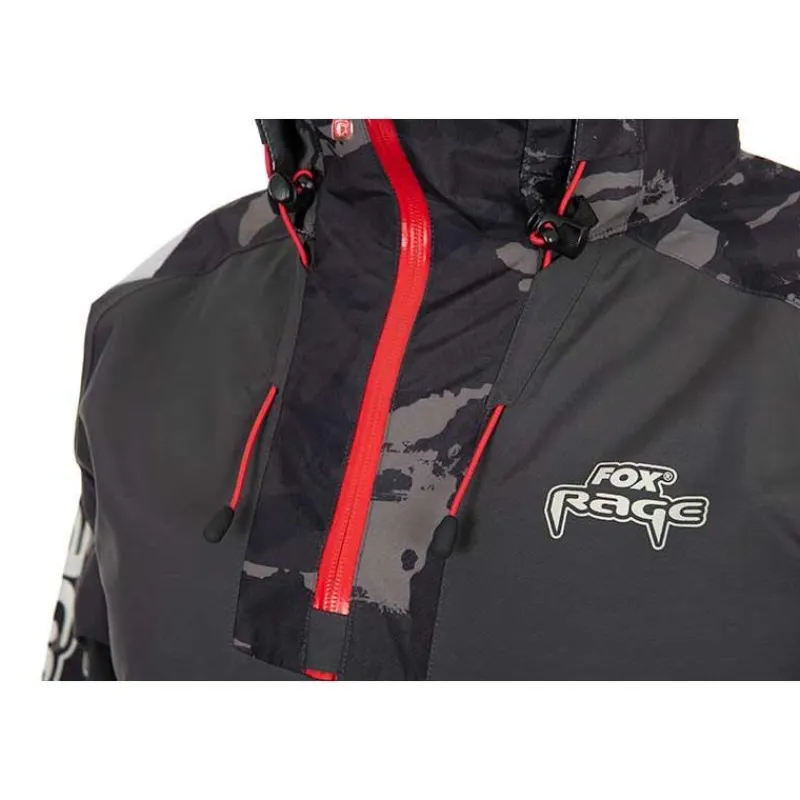 Fox Rage Vestes De Pêche^Veste Homme Camo Triple Layer Smock - Noir
