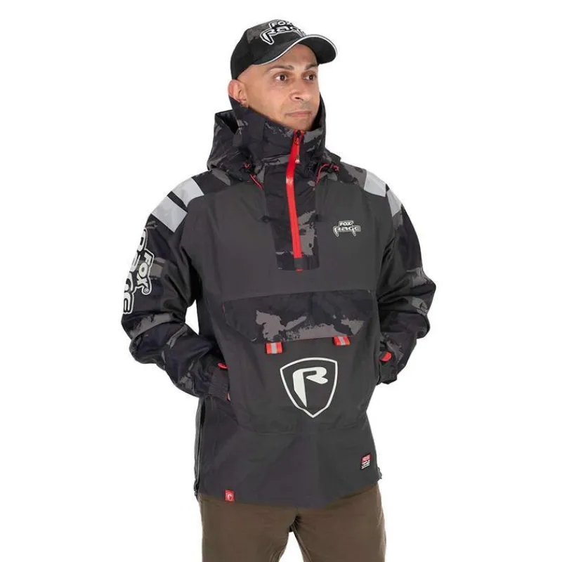 Fox Rage Vestes De Pêche^Veste Homme Camo Triple Layer Smock - Noir