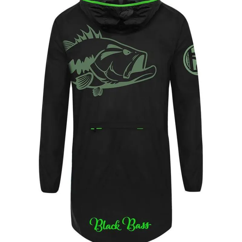 Hot Spot Design Vestes De Pêche^Veste Homme K-Way Bass Mania - Noir