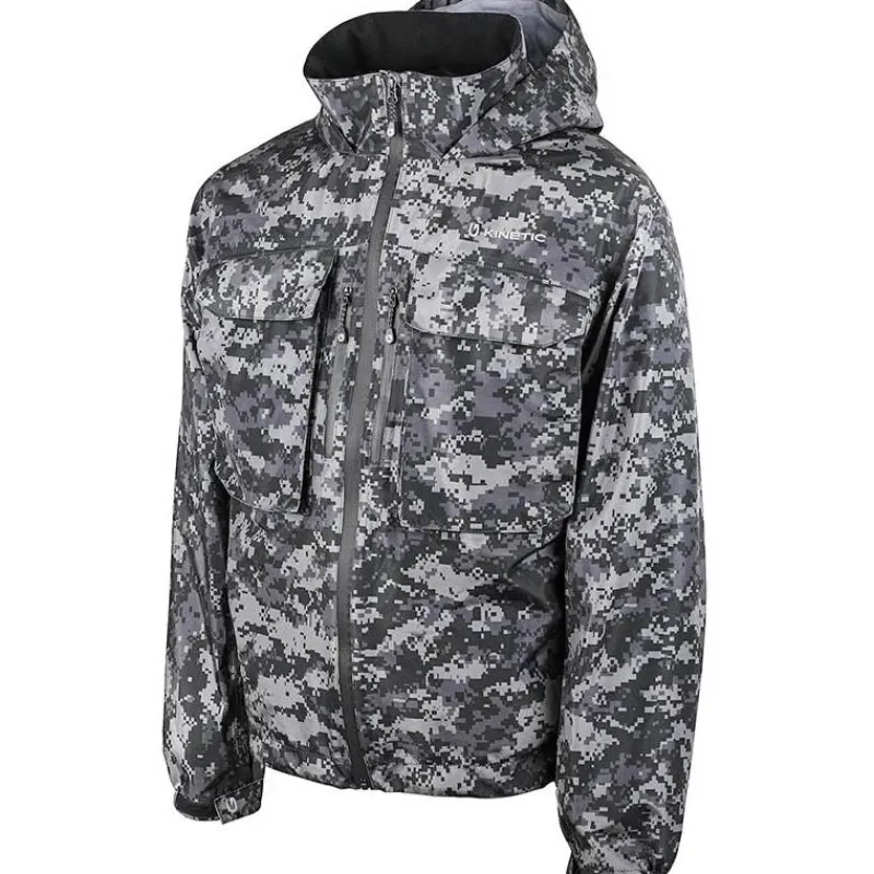 Kinetic Vestes De Pêche^Veste Homme Camorush Jacket - Camo Gris