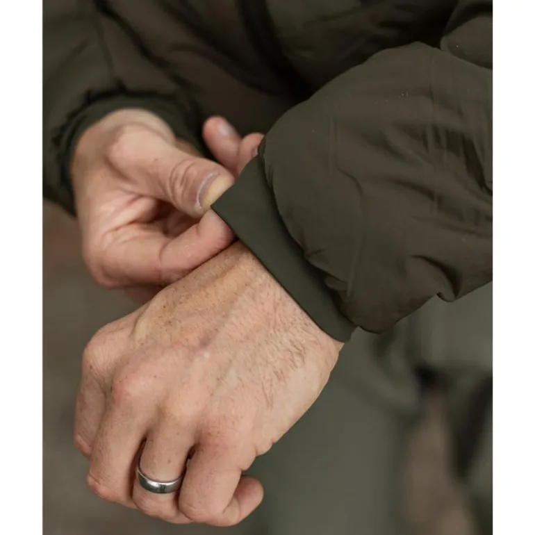 Veste Homme Korda Insulated Hooded Jacket - Dark Olive