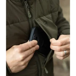 Veste Homme Korda Insulated Hooded Jacket - Dark Olive