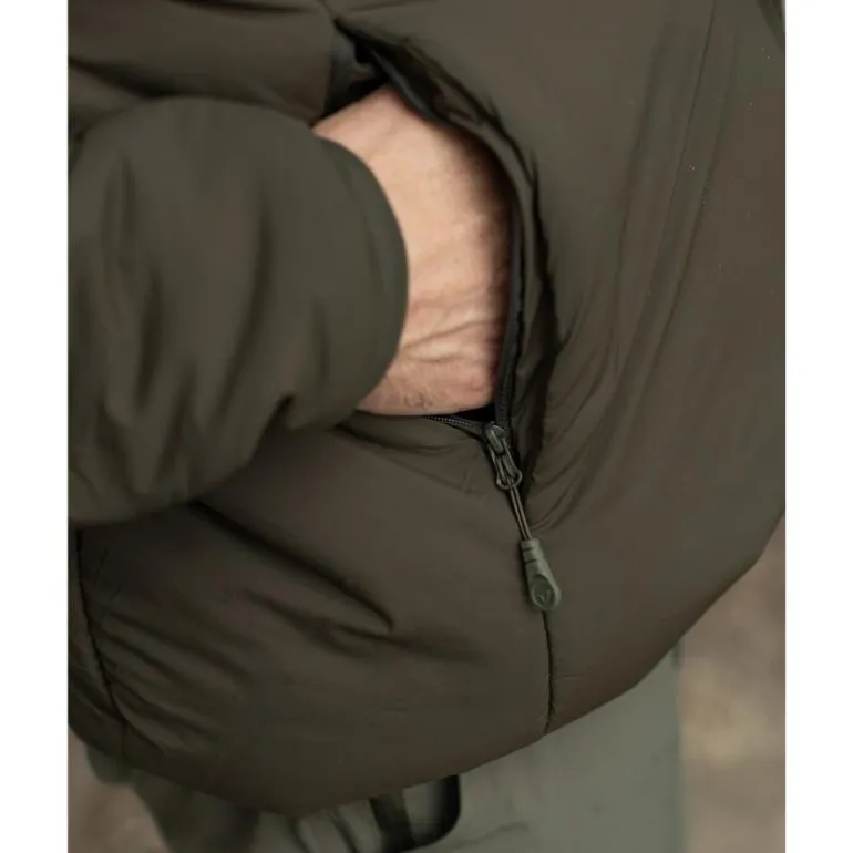 Veste Homme Korda Insulated Hooded Jacket - Dark Olive