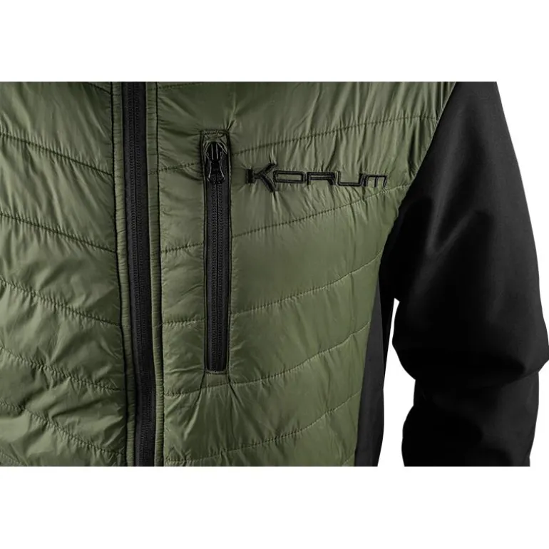 Veste Homme Korum Thermashell Thermique - Vert/Noir