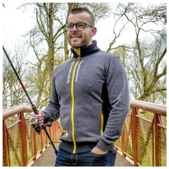 Navicom Vestes De Pêche^Veste Homme Zippée Chaude Sans Capuche 2026 - Gris
