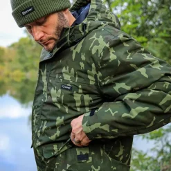 Sonik Vestes De Pêche^Veste Homme Heavy Weight Padded Jacket Camo - Vert