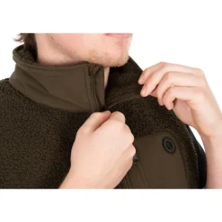 Veste Sans Manche Homme Fox Olive Sherpa Hybrid Gilet - Olive
