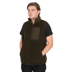 Veste Sans Manche Homme Fox Olive Sherpa Hybrid Gilet - Olive