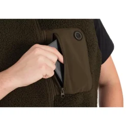 Veste Sans Manche Homme Fox Olive Sherpa Hybrid Gilet - Olive