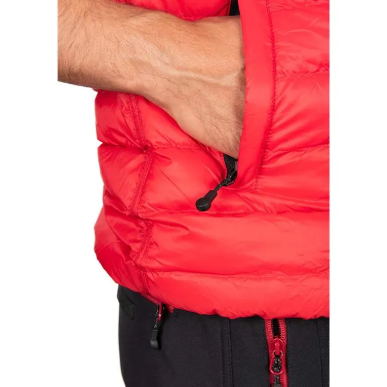 Veste Sans Manche Homme Fox Rage Pro Series Reversible Lightweight Quilted Gilet - Noir/Rouge