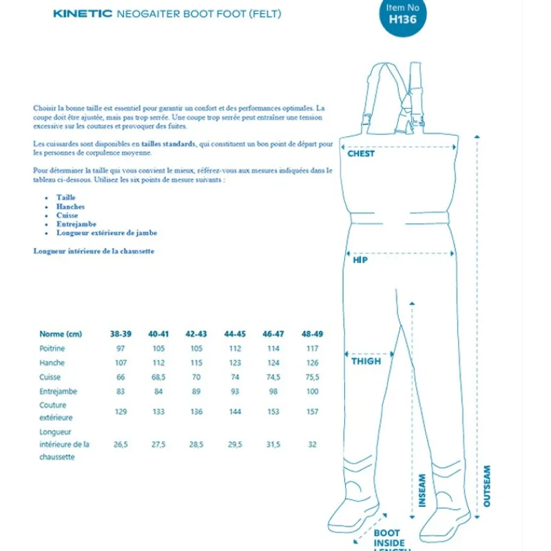 Kinetic Wading|Wading^Waders Néoprène Neogaiter F - Olive