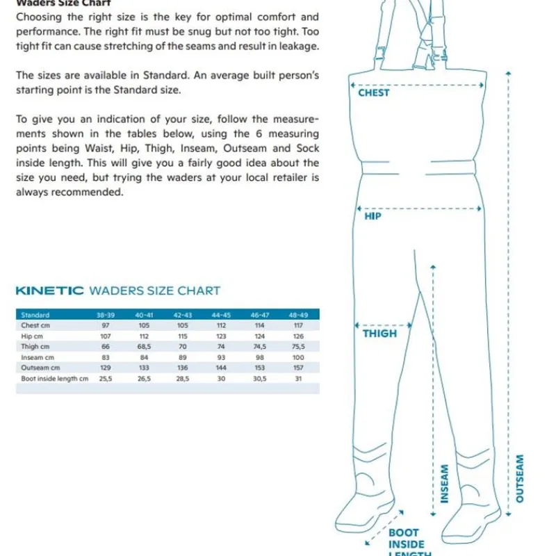 Kinetic Wading|Wading^Waders Néopréne Neorush Bootfoot