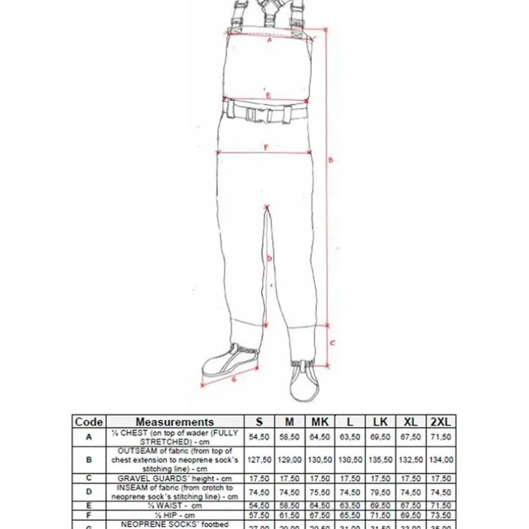 Waders Stocking Respirant Hart Protheon Xt