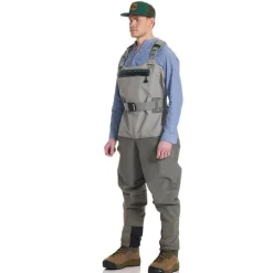Vision Wading|Wading^Waders Stocking Respirant Koski Grey Zip Waders