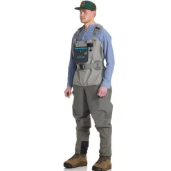 Vision Wading|Wading^Waders Stocking Respirant Koski Grey Zip Waders